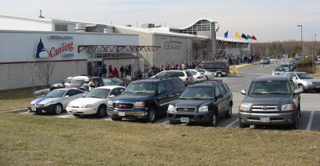 long lines around the building